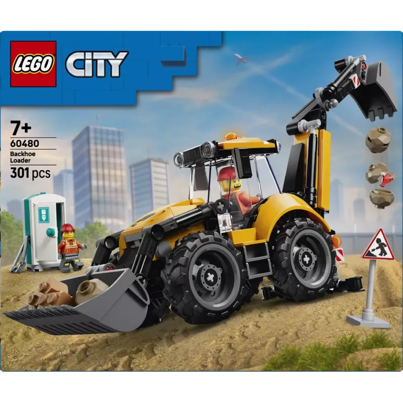 LEGO City 60480 Pala caricatrice gialla (301 pezzi)