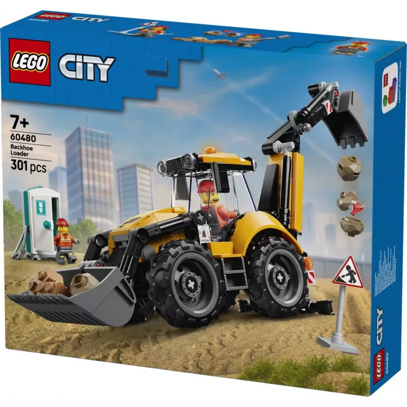 LEGO City 60480 Pala caricatrice gialla (301 pezzi)
