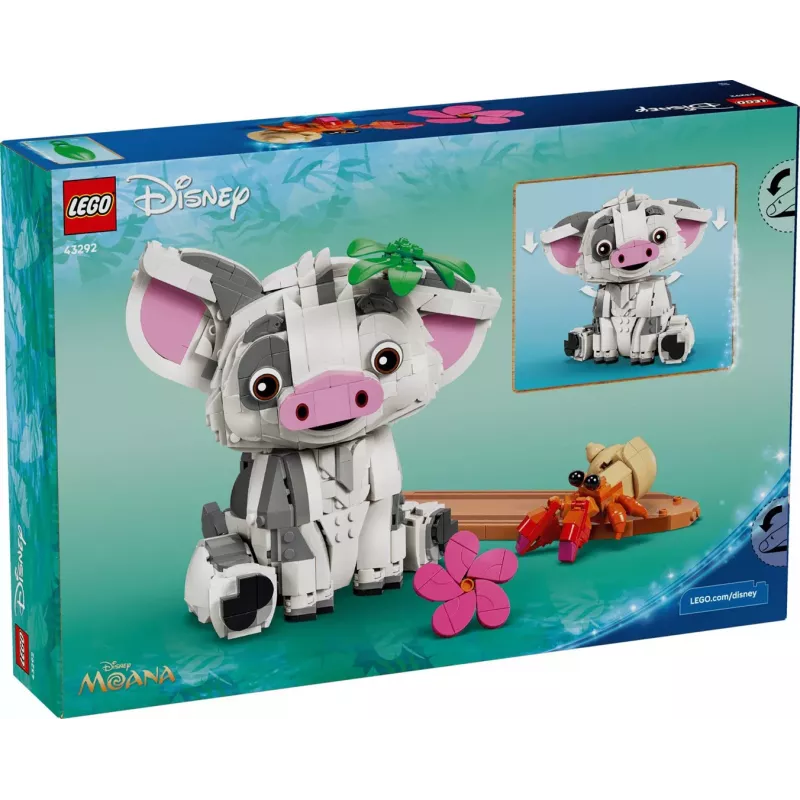 LEGO Disney 43292 Pua (Vaiana) figura da costruire (885 pezzi)