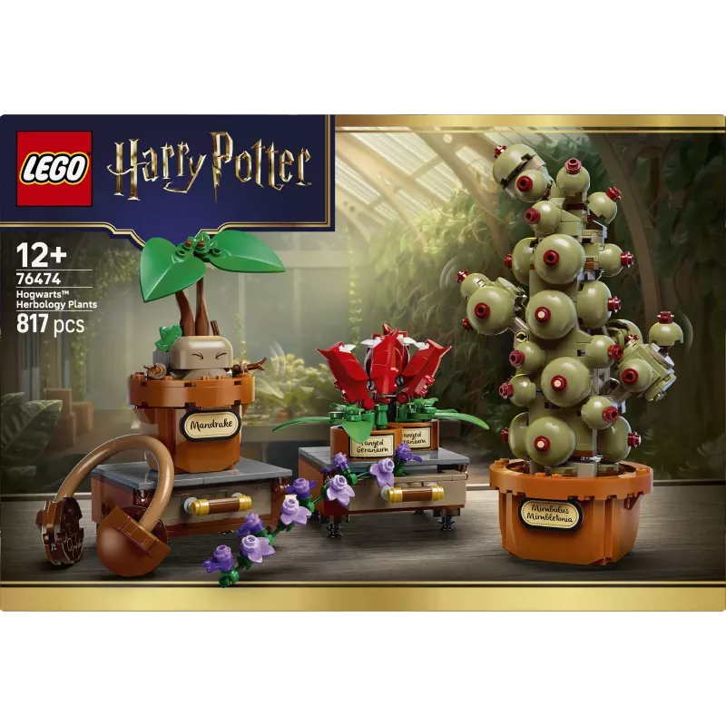 LEGO Harry Potter 76474 Piante di erbologia di Hogwarts (817 pezzi)