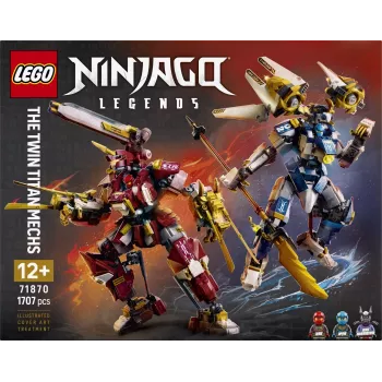 LEGO NINJAGO 71870 I mech titani gemelli (1707 pezzi)