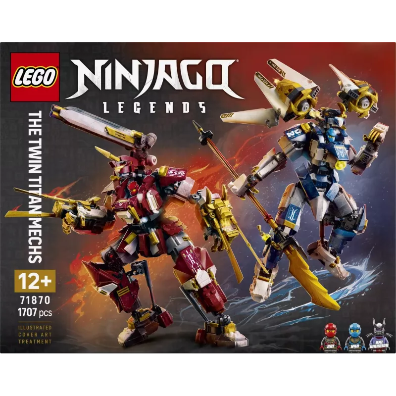 LEGO NINJAGO 71870 I mech titani gemelli (1707 pezzi)