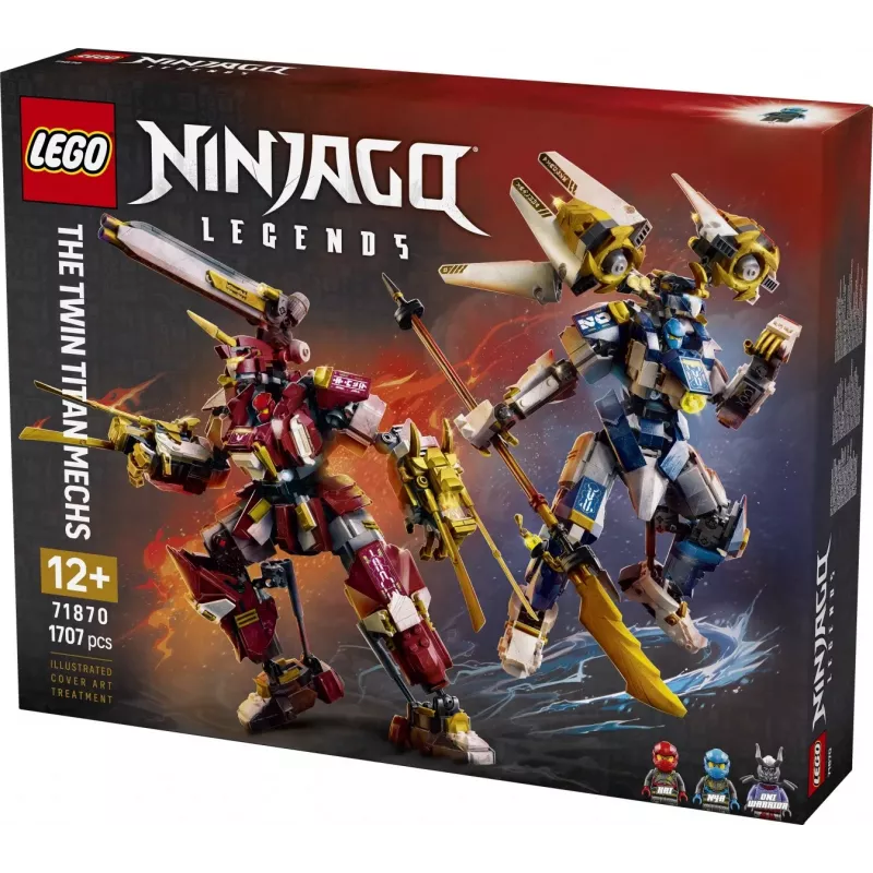 LEGO NINJAGO 71870 I mech titani gemelli (1707 pezzi)