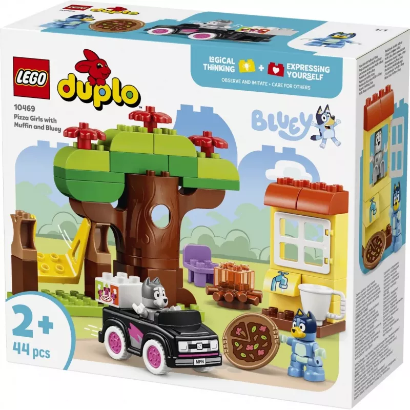 LEGO DUPLO Bluey 10469 Muffin e la pizzeria di Bluey (44 pezzi)