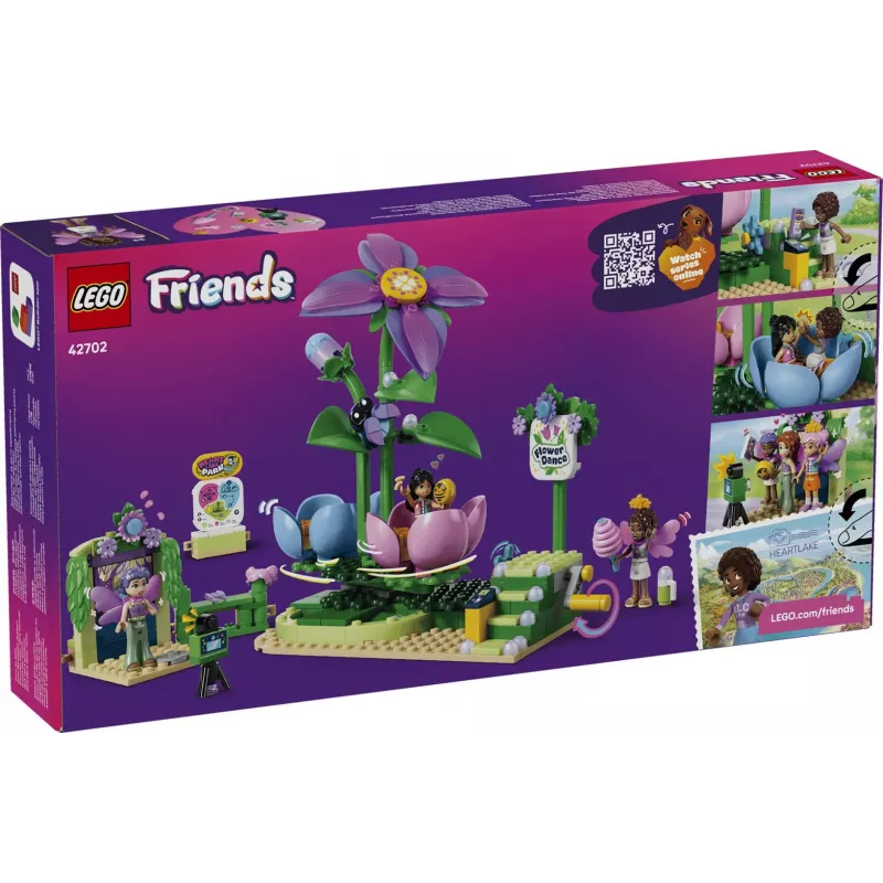 LEGO Friends 42702 Giostra rotante delle tazze da tè con fiori e fate (321 pezzi)