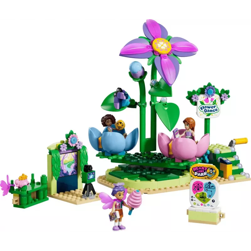 LEGO Friends 42702 Giostra rotante delle tazze da tè con fiori e fate (321 pezzi)