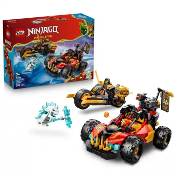LEGO NINJAGO 71864 Veicoli combinati di Kai e Cole (394 pezzi)