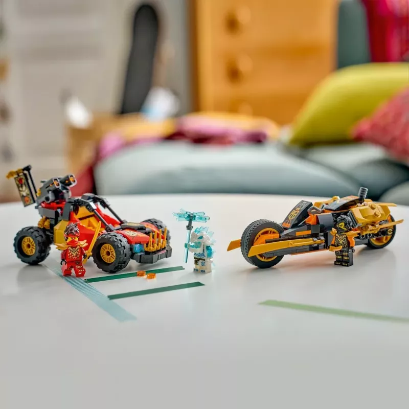 LEGO NINJAGO 71864 Veicoli combinati di Kai e Cole (394 pezzi)