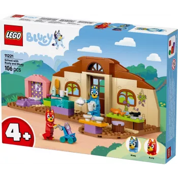 LEGO Bluey 11221 Scuola con Rusty e Bluey (106 pezzi)