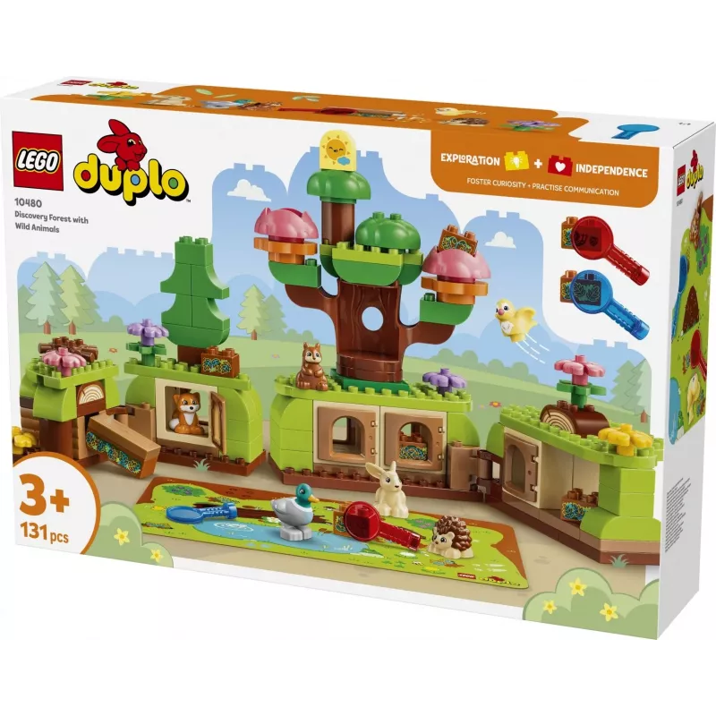LEGO DUPLO 10480 Foresta degli esploratori con animali selvatici (131 pezzi)