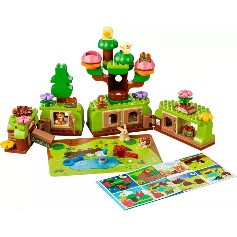 LEGO DUPLO 10480 Foresta degli esploratori con animali selvatici (131 pezzi)