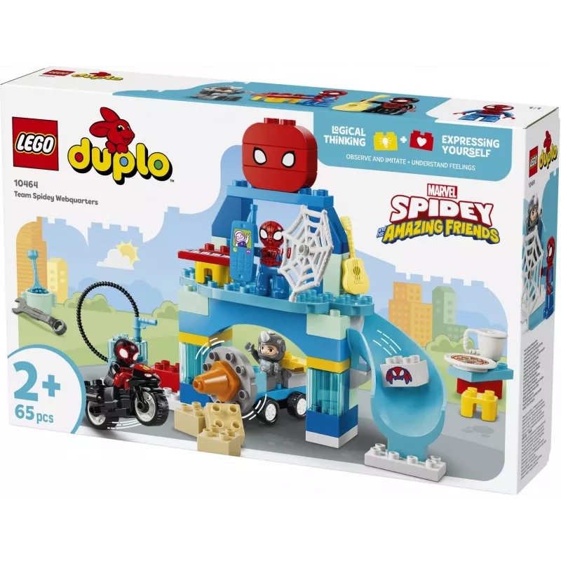 LEGO DUPLO Marvel 10464 Nascondiglio del Team Spidey (65 pezzi)