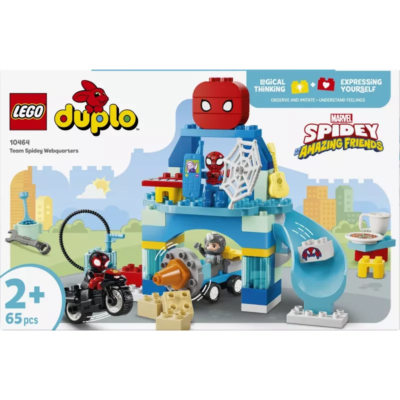 LEGO DUPLO Marvel 10464 Nascondiglio del Team Spidey (65 pezzi)
