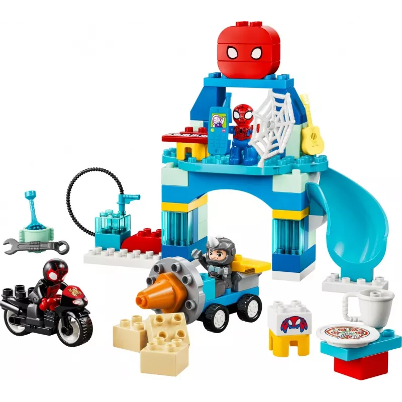 LEGO DUPLO Marvel 10464 Nascondiglio del Team Spidey (65 pezzi)