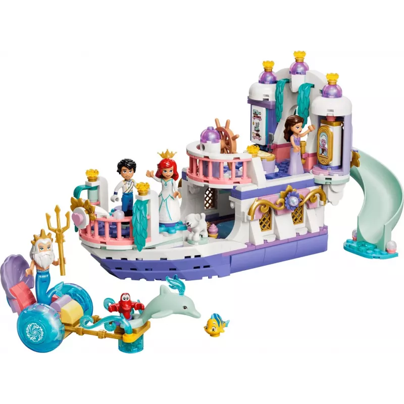 LEGO Disney 43299 Barca nuziale reale di Ariel (519 pezzi)
