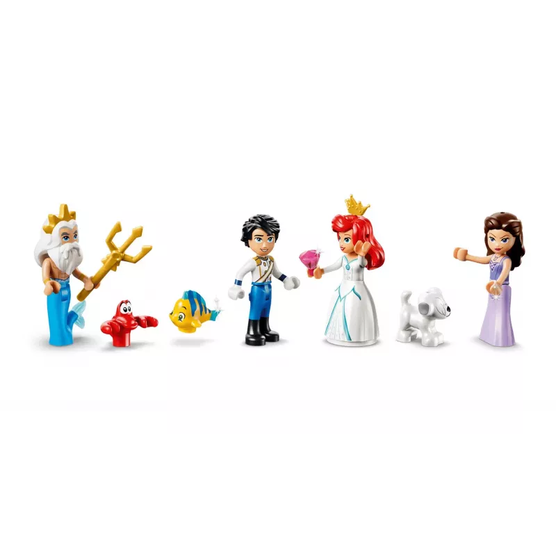 LEGO Disney 43299 Barca nuziale reale di Ariel (519 pezzi)