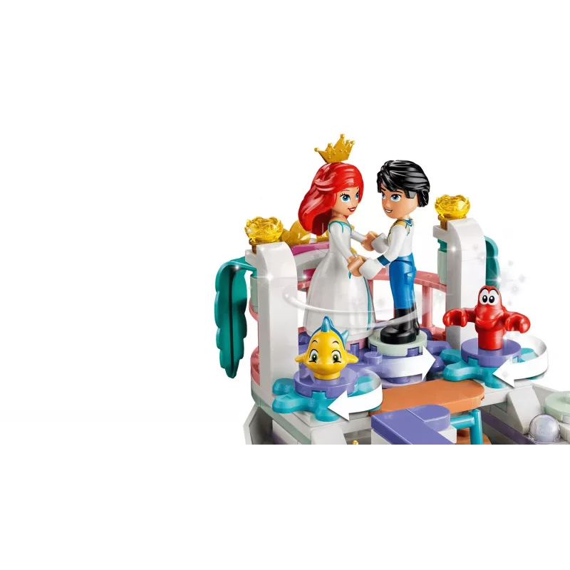 LEGO Disney 43299 Barca nuziale reale di Ariel (519 pezzi)