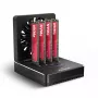 AXAGON ADSA-M2C44 docking station USB4 40Gbps 4 vani M.2 NVMe SSD con funzione di clonazione offline, alluminio, raffreddamento attivo