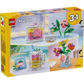 LEGO Creator 3-in-1 31383 Floral Decor flacone di profumo (286 pezzi)