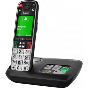 Gigaset EASY 500A telefono cordless DECT con segreteria telefonica, tasto SOS, display a colori 2,2