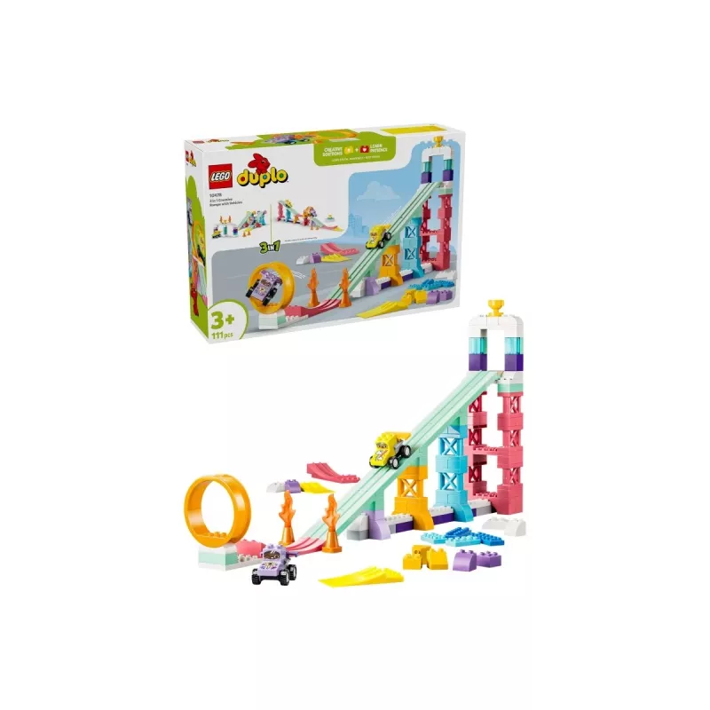 LEGO DUPLO 10478 3 in 1 Rampes creativas con vehículos