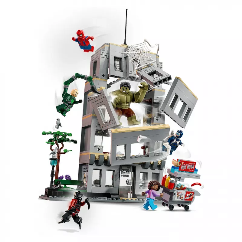 LEGO Marvel 76350 Spider-Man vs. Hulk Epic Clash (534 pezzi)