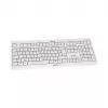 CHERRY KC 1000 Tastiera USB con filo - Layout QWERTY spagnolo, grigio chiaro