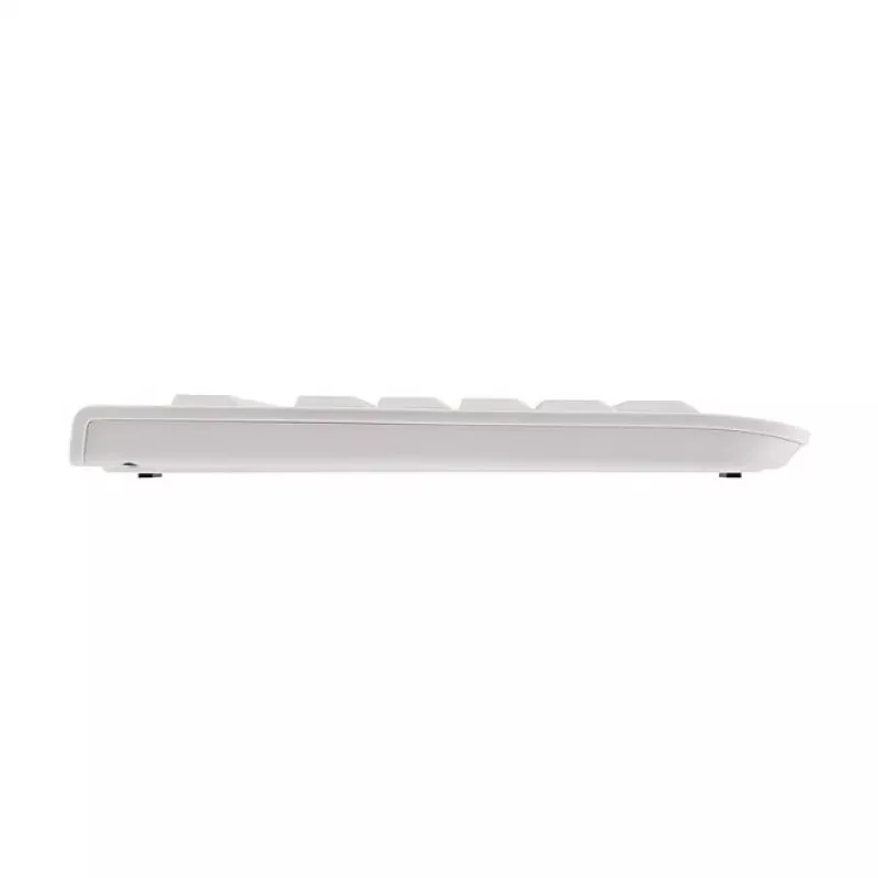 CHERRY KC 1000 Tastiera USB con filo - Layout QWERTY spagnolo, grigio chiaro