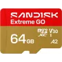 SanDisk Extreme microSDXC UHS-I 64GB Scheda di memoria con adattatore SD (170 MB/s, A2, V30, U3, Class 10)