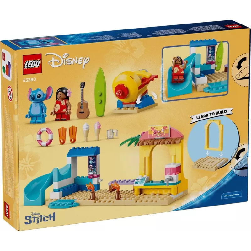 LEGO Disney 43280 Beach Fun with Lilo & Stitch (113 pezzi)