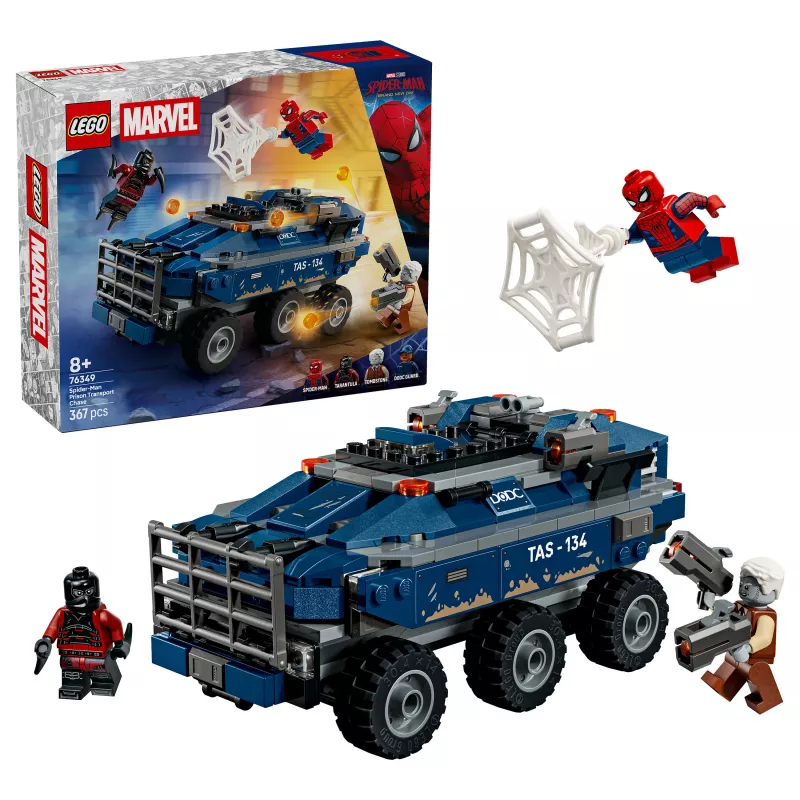 LEGO Marvel 76349 Spider-Man Prison Transport Chase (367 pezzi)