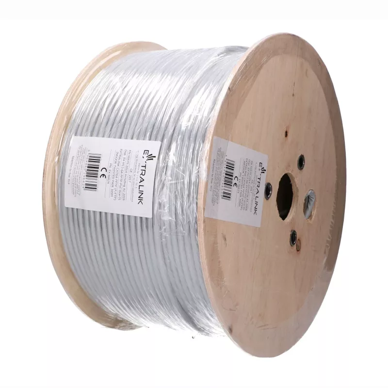 Extralink CAT6A F/FTP cavo installazione indoor twisted pair 305 m EX.96624