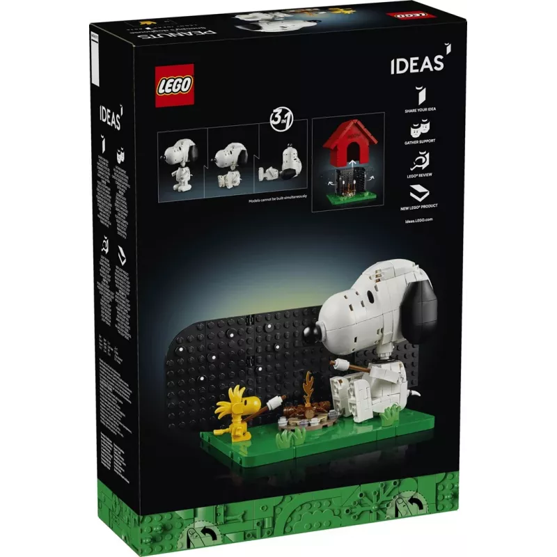 LEGO Ideas 21368 Peanuts cuccia di Snoopy set da costruzione 1327 pezzi