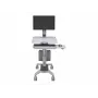 Ergotron WorkFit C-Mod Single LD Postazione di lavoro sit-stand con carrello 24-198-055 fino a 27 pollici
