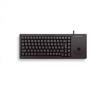 Cherry G84-5400 XS Tastiera compatta con trackball layout spagnolo USB nero