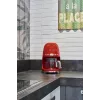 Smeg DCF02RDEU Macchina per caffè filtro 50's Style 10 tazze 1,4 l rosso
