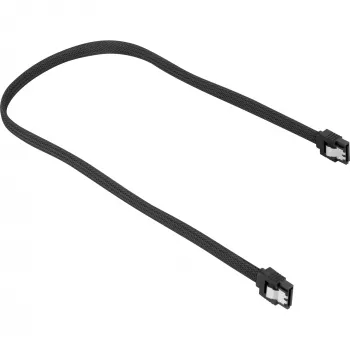 Sharkoon cavo SATA III 60 cm nero con guaina