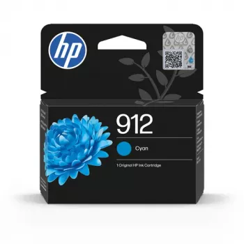 HP 912 cartuccia d'inchiostro originale ciano (4 ml, resa standard) per stampanti OfficeJet