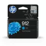 HP 912 cartuccia d'inchiostro originale ciano (4 ml, resa standard) per stampanti OfficeJet