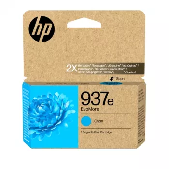 HP 937e EvoMore cartuccia d'inchiostro originale ciano (4S6W6NE#LS1)