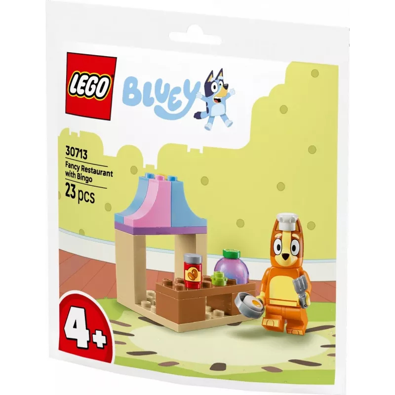 LEGO Bluey 30713 Fancy Restaurant con mini-build Bingo Polybag