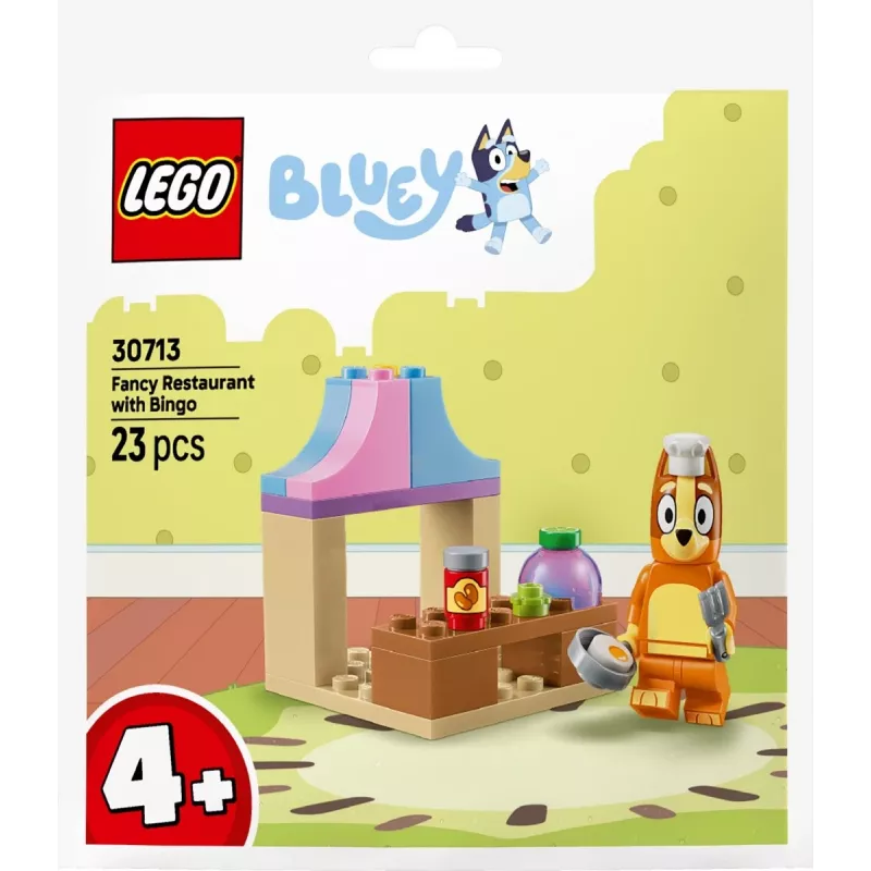 LEGO Bluey 30713 Fancy Restaurant con mini-build Bingo Polybag