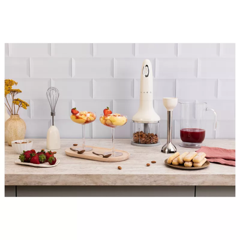 SMEG HBF03CREU frullatore a immersione 700W creme