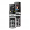 Bea-fon Silver Line SL605 feature phone Dual-SIM nero argento