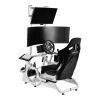 OPLITE supporto monitor S8 On Top Single bianco Retail