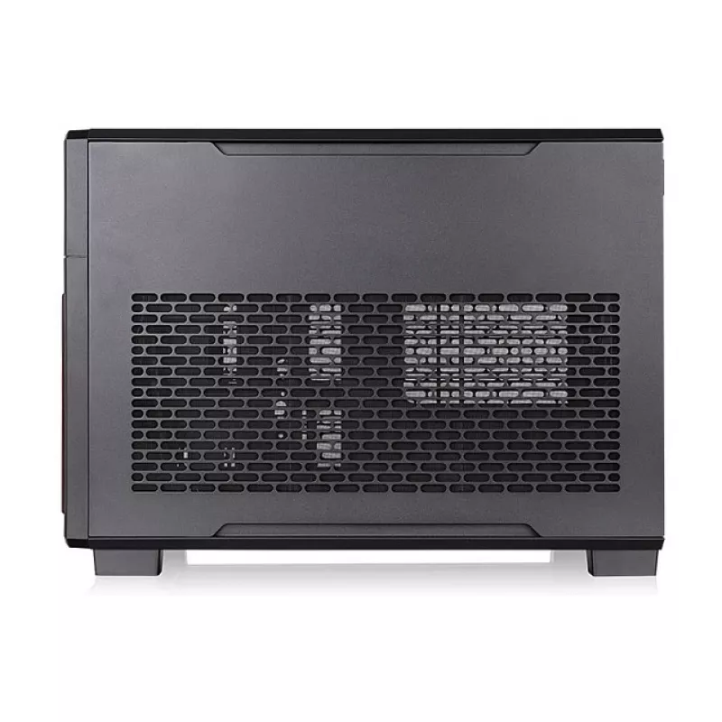Thermaltake TR200 WS case Super Mini Tower, nero/legno, vetro temperato