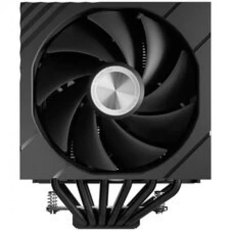 TRYX TURRIS T620 Dissipatore ad aria per CPU, doppia torre, con display da 5 pollici - 120mm, nero