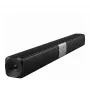 REFLEXION SB300 soundbar con batteria ricaricabile, 160W, Bluetooth, USB, AUX, SD, montaggio a parete, nero