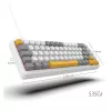 INCA tastiera da gaming RGB Red Switch USB meccanica 2,00m bianca (IKG-457)