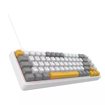 INCA tastiera da gaming RGB Red Switch USB meccanica 2,00m bianca (IKG-457)